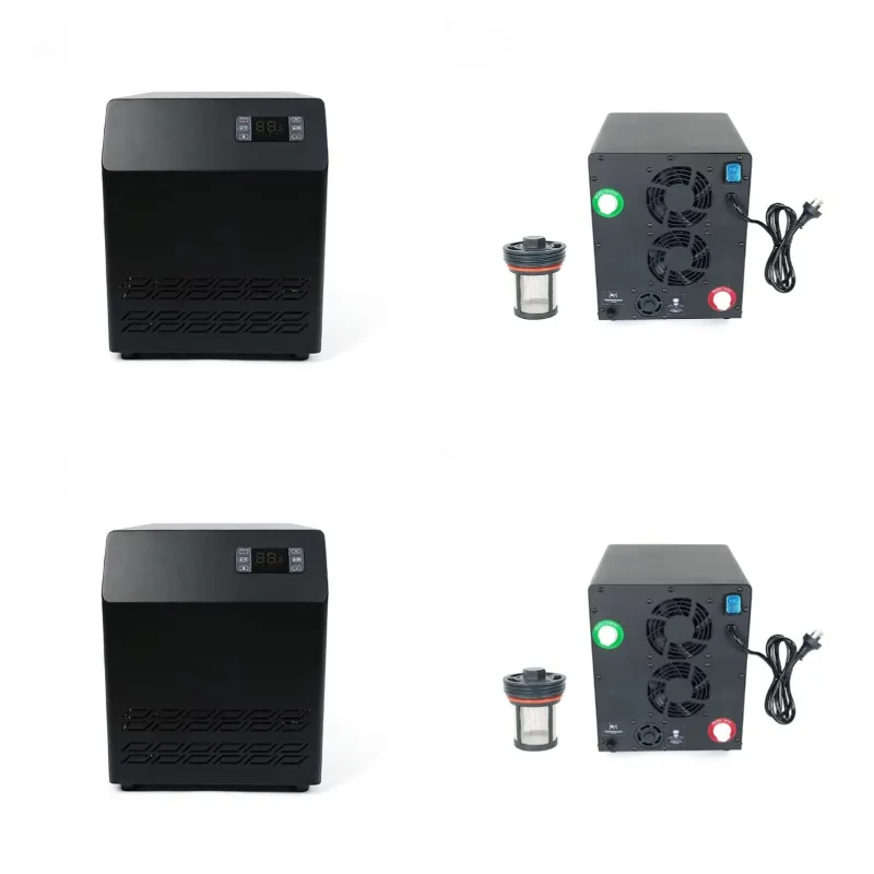 STLF Mini 0.3hp Water Chiller 110/220V Ice Bath Chiller for Hou‘sehold Sa’una R410A Compressor PLC Core Chilling Equipment