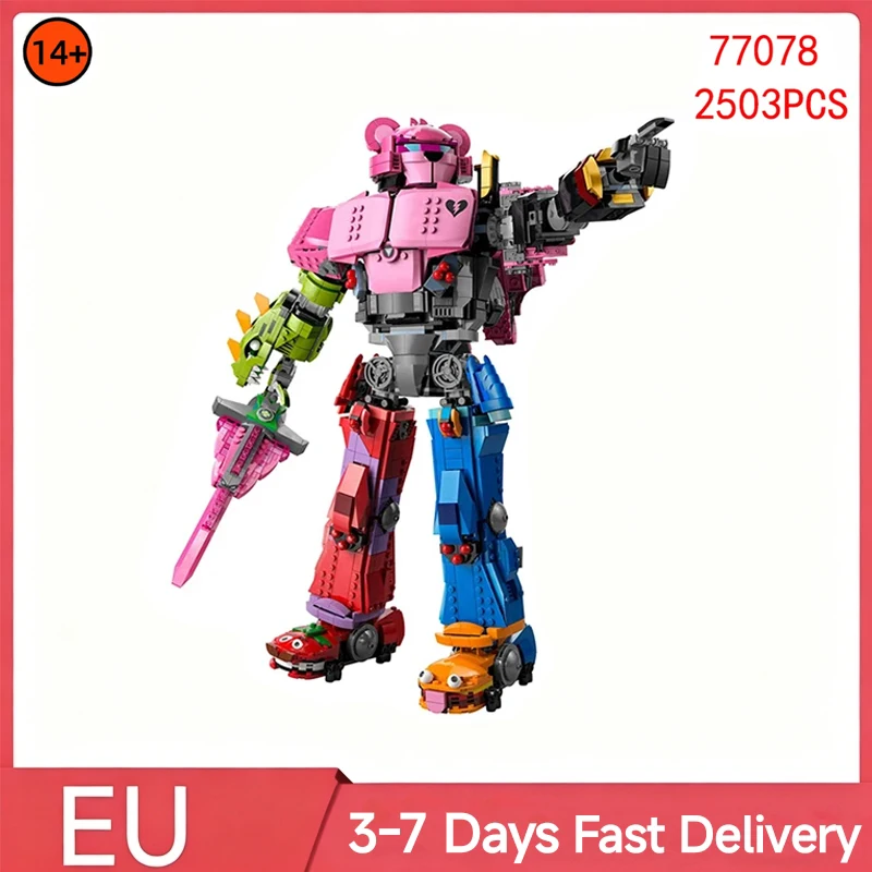 Blocs de construction Mecha Team Leader, 2503 pièces, modèle de Robot, jouet Compatible avec le Set 77078, pour adultes et enfants, cadeaux d'anniversaire et de noël