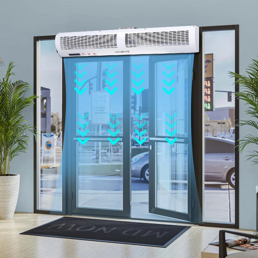 

Commercial HVAC Air Curtains for Doors for Industrial Use Slimline air Curtain 2m air Curtain for Outdoor Entrance Low Noise Hig