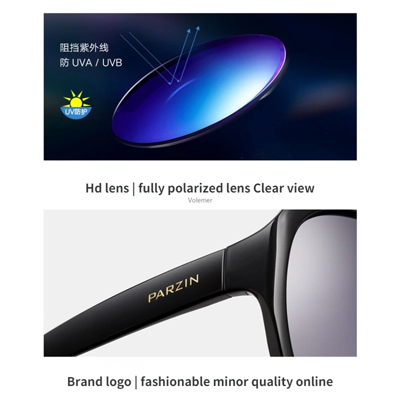 Youpin แว่นตากันแดดแฟชั่น Retro แว่นตา Polarized กรอบพิเศษแว่นตากันแดดแนวโน้ม