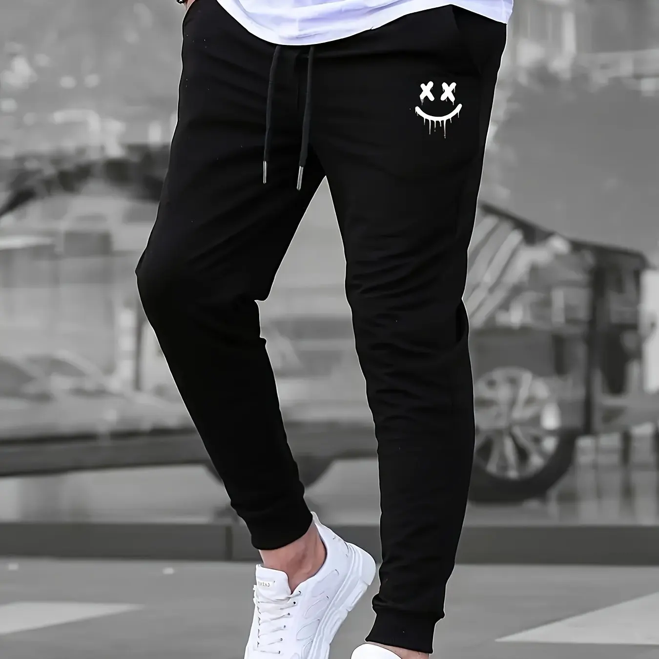 Men's Casual Pants, Sports Pants, Jogger Pants, Long Pants, Lightweight & Breathable, Loose Fit, Suitable for Spring and Summer