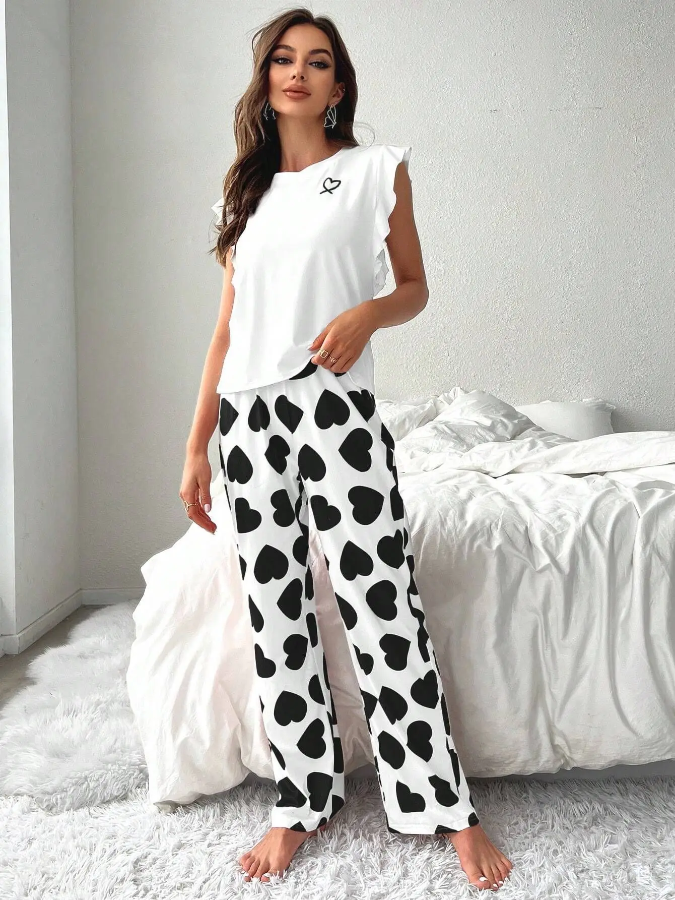 Summer Pajamas Set Women Summer Trousers Sets Pijama Women's Pajama Sleepwear Woman Sleeping Sexy Sleep Lounge Underwear