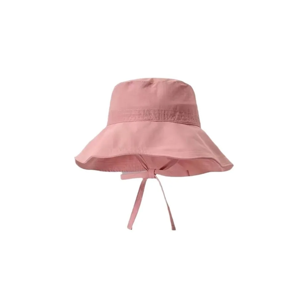

Simple Solid Color Sunscreen Bucket Hat Breathable Adjustable Fisherman Hat with Strap Foldable Wide Brim Sun Hat Outdoor