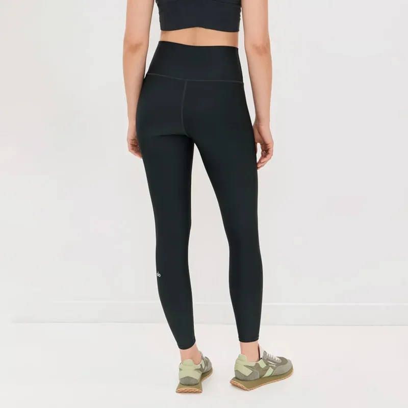 

Women's High-Waist Airlift Yoga Leggings - Solid Color Tight Workout Pants for Pilates, Exercise & Street Style