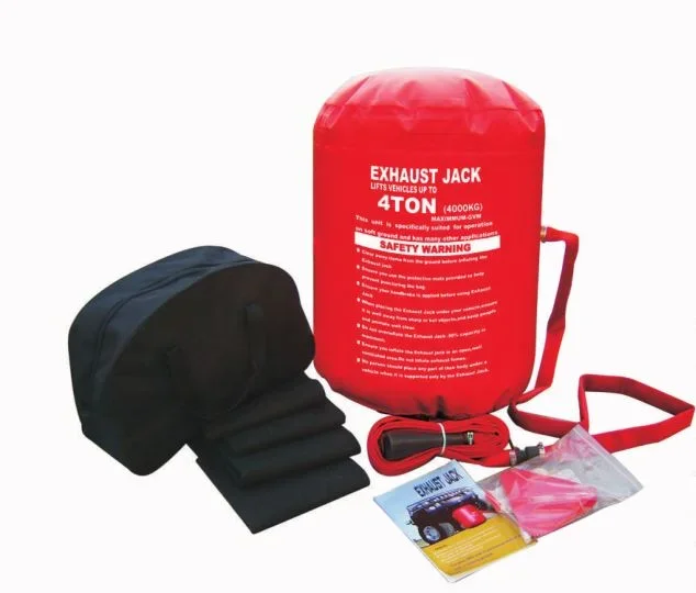 4 طن سهلة الرفع مقبس الهواء العادم رافعة هوائية متعددة الطبقات على الطرق الوعرة 4x4 سيارة أداة إنقاذ سيارة رفع المزدوج نفخ سيارة الهواء جاك