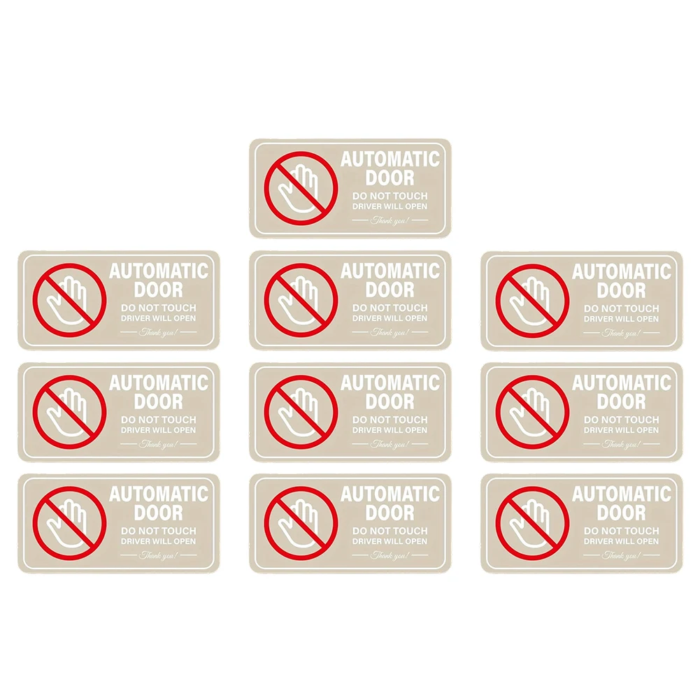 Vehicle Safety Decal Auto Door Sticker For Vehicle Safety Sun-proof Easy Installation Large Font PVC Material For Cars