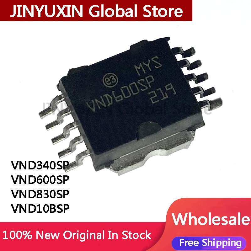 2Pcs VND340SP VND340 VND600SP VND600VND830SP VND830 VND10BSP VND10B HSOP-10  IC Chip Stock Wholesale