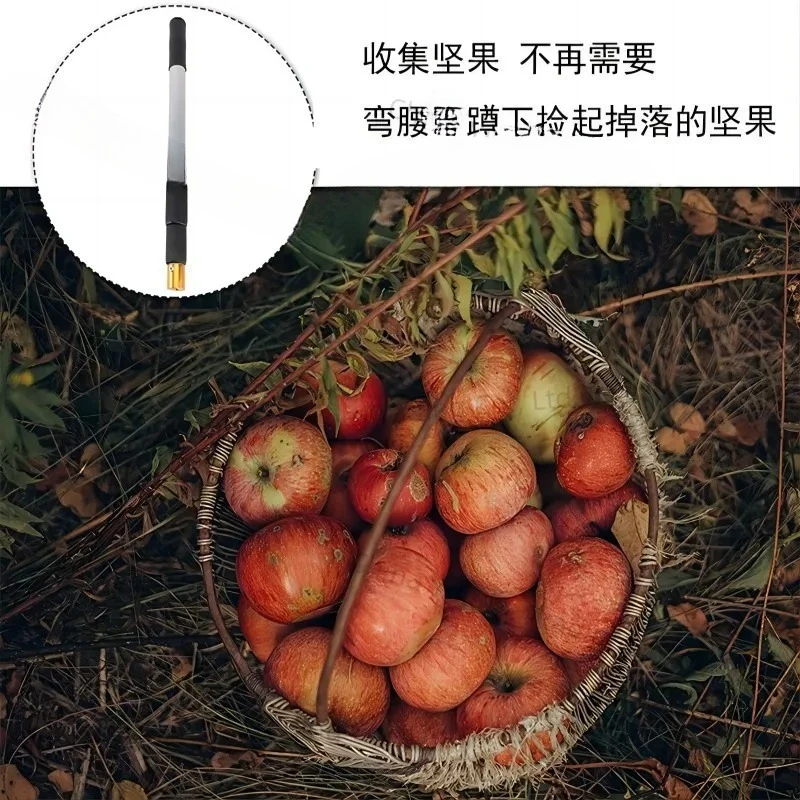 Roller brush extension rod, aluminum alloy, fruit picker telescopic rod, high altitude, household