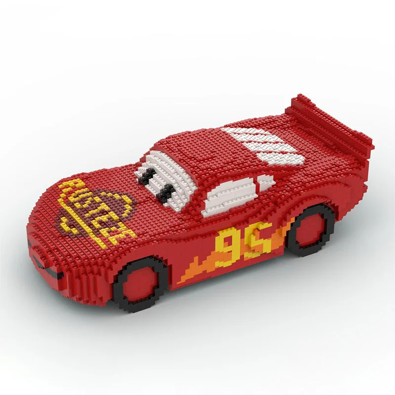 4214PCS MOC Creative Model Lightning Mcqueen Building Blocks Collectible Display DIY Building Blocks Gift Bricks Display Gift