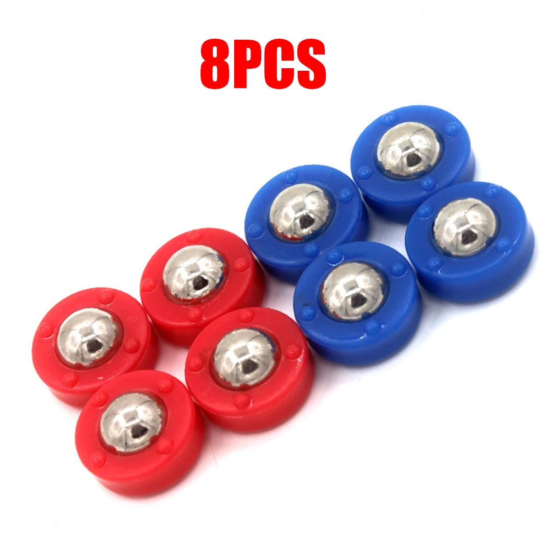 

8Pcs Roller Balls Multi Function Shuffleboard Tabletop Mini Replacement Pucks For Shuffleboard Table Football Indoor Games