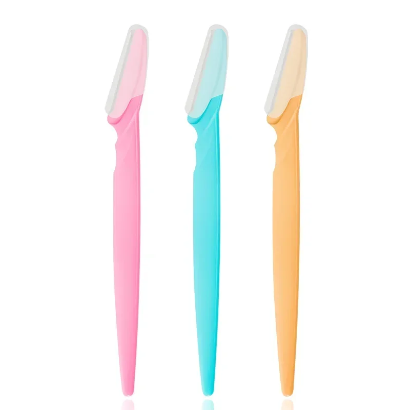 6Pcs Women's Razors Makeup Facial Eyebrow Lip Razor Hair Remover Sharp Stainless Steel Cutting Knife Safety Razor