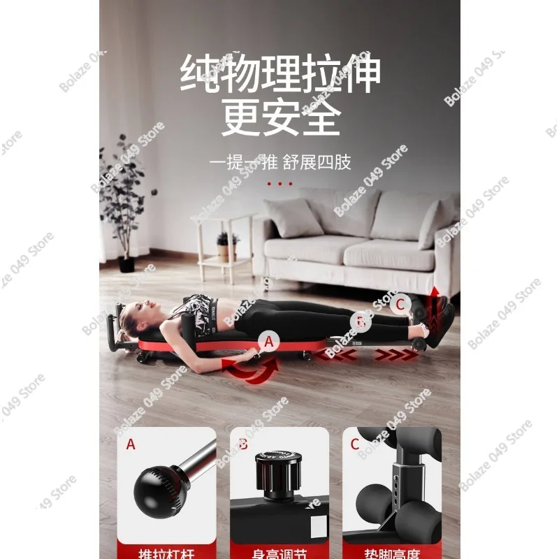 Cervical Spine Lumbar Traction Inverted Reverse Shaping Traction Artifact Stretching Leg Extender