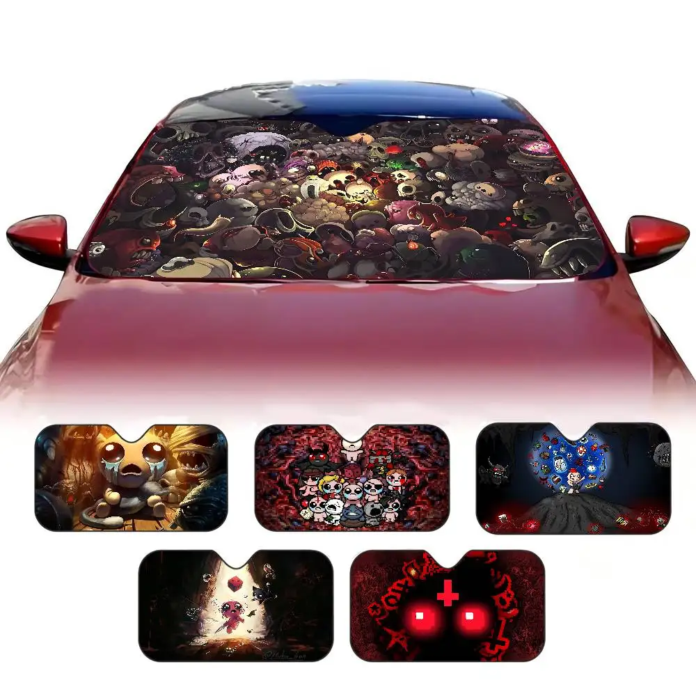 Game The Binding Of Isaac Car Windshield Sun Shade Foldable Car Front Covers Car Sunshade for Car Accessories Blocks Uv Rays