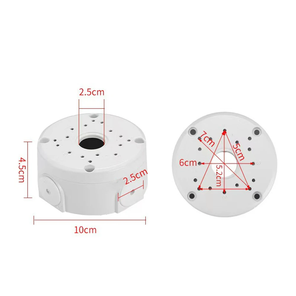 Aluminum Alloy Waterproof Junction Box for Dome IP Cameras Reliable Cable Protection and Secure Mounting Solution