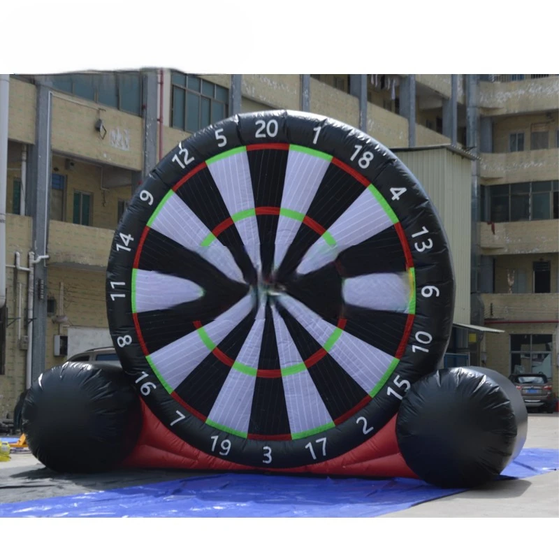 Board Inflatable Pvc Inflatable Soccer 5mh/16.4ft Darts  Football Darts Board Games with 6 Footballs for Sports Games Party image 3