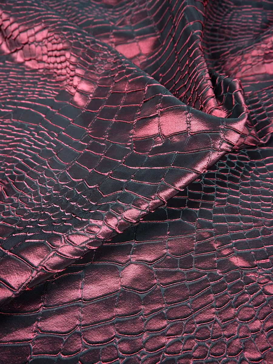 

Текстурированная кора крокодила, жаккардовый материал, легкая тонкая летняя ткань, стильный наряд, платье, пиджак, брюки, индивидуальный дизайн