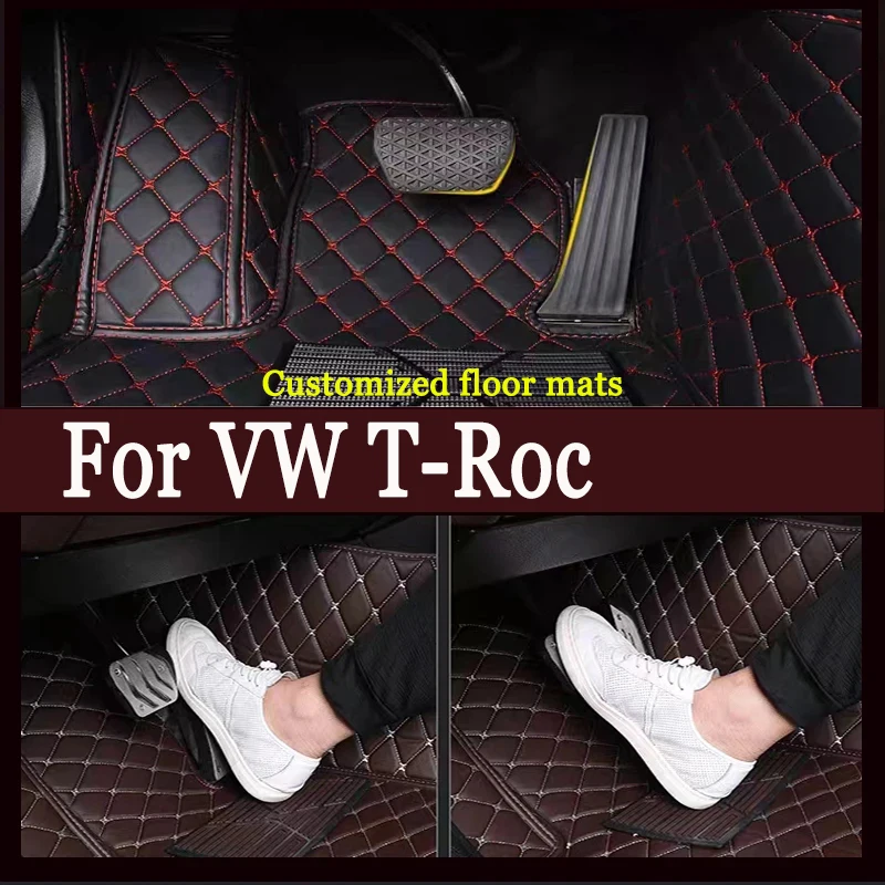 

Car Floor Mats For VW VW T-Roc A11 AC7 2018 2019 2020 Waterproof Tapete Automotivo Para Carro Car Mats Car Accessories