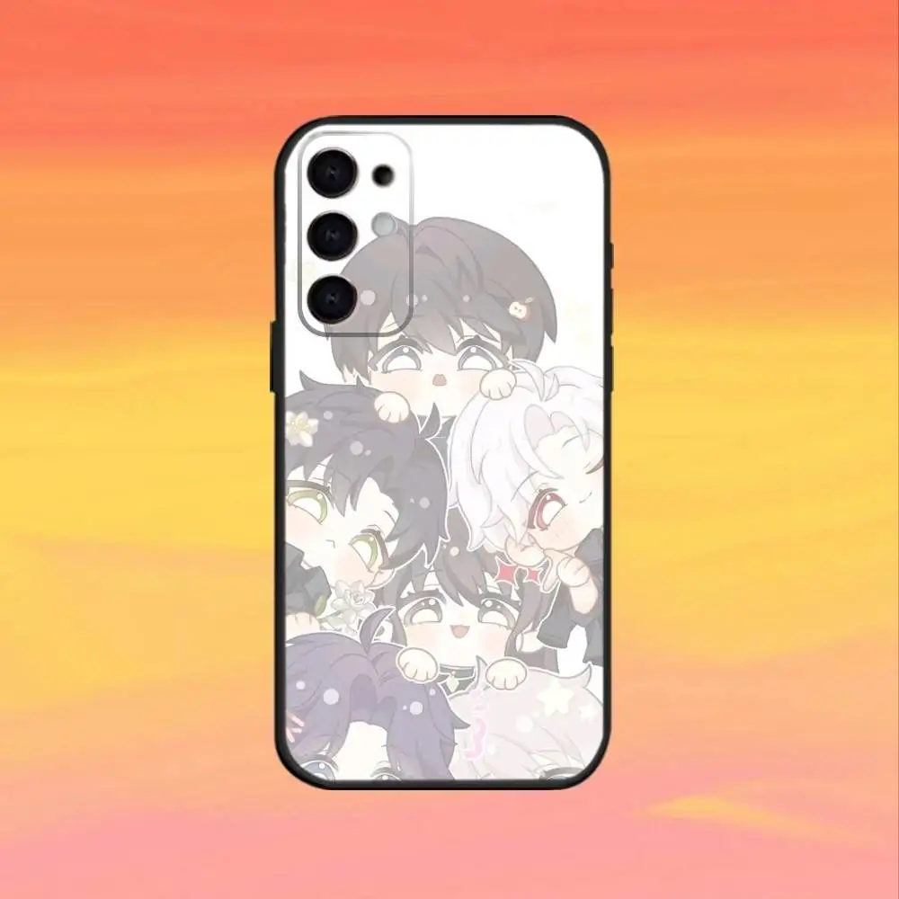 Casing Ponsel Game Cute Love And D-Deepspace Untuk Samsung S25,S24,S23,S22,S21,S20,Plus,Fe,Lite,Other Warna Hitam