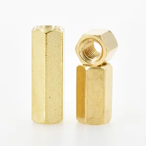 Messing Motherboard -Abstandshalterschraube, Sechskantbrett, Gefangene Schraube Raumschraube, Sechskantkupfer, weibliche PCB -Säulenschraube, M2, M2.5, M3, M4, M5, M6 8 Hauptverkaufsräume M4 - №1