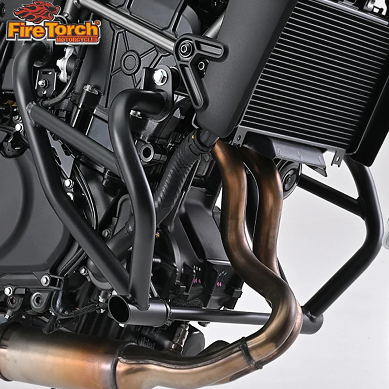 Fotografia 4: Para kawasaki eliminador se 400 500 450 e500 e450 2023 2024 2025 guarda motor barras de acidente rodovia pára-choques quadro barras proteção