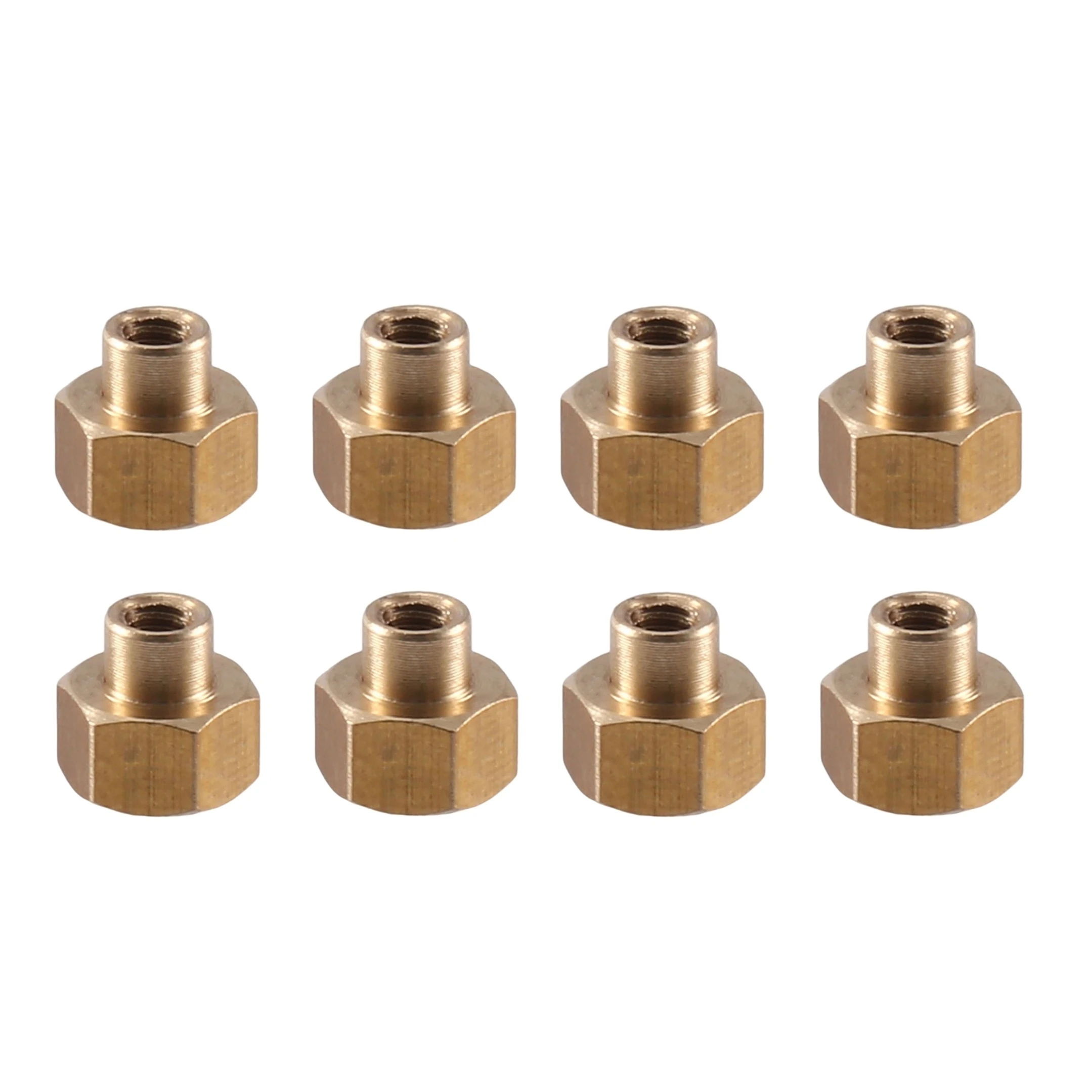 8PCS Brass 5mm 8mm M2 Long Wheel Nut For 1/24 RC Crawler Car Axial SCX24 AX24 Upgrade Parts Accessories