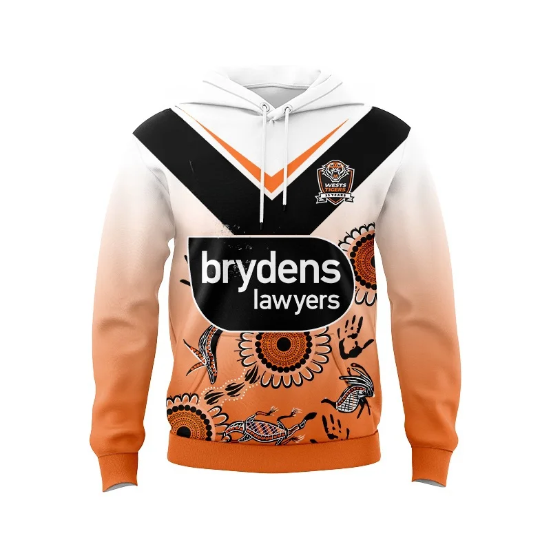 HOODIE 2024 Indigenous Jersey West Tigers Adult Men's Team