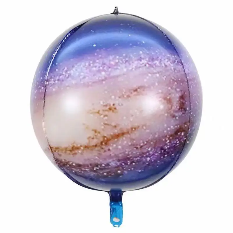 22Inch Moon Round Balloons 1Pc Birthday Balloon Moon Earth Dwan Starry Sky Foil Party Balloon for Kids Birthday Party Decoration