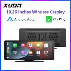 Xuan عالمي 10.26 بوصة راديو السيارة الوسائط المتعددة واي فاي مشغل فيديو لاسلكي carplay & android auto لمشغل Apple أو Android mp5 8 علبة تروس عكسية للمبيعات الرئيسية للكارت - No6