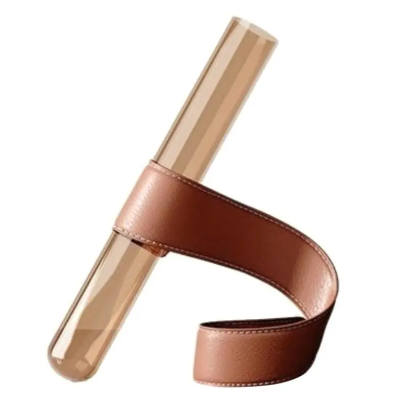 

A26F-Скандинавские современные художественные настольные вазы с кожаным кронштейном, роскошный личный дом ручной работы