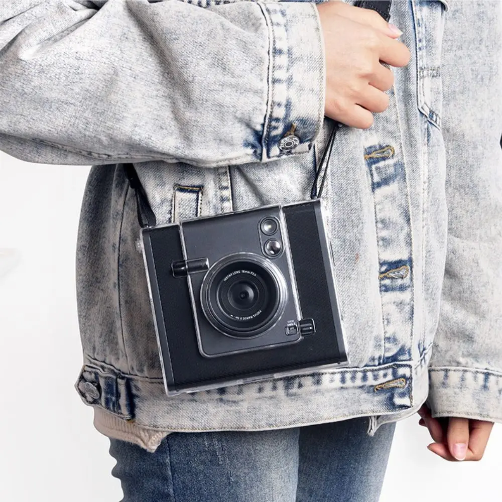 Transparent Instant Camera Cover Crystal Anti Scratch Protective Shell Shockproof for Fujifilm Instax WIDE EVO