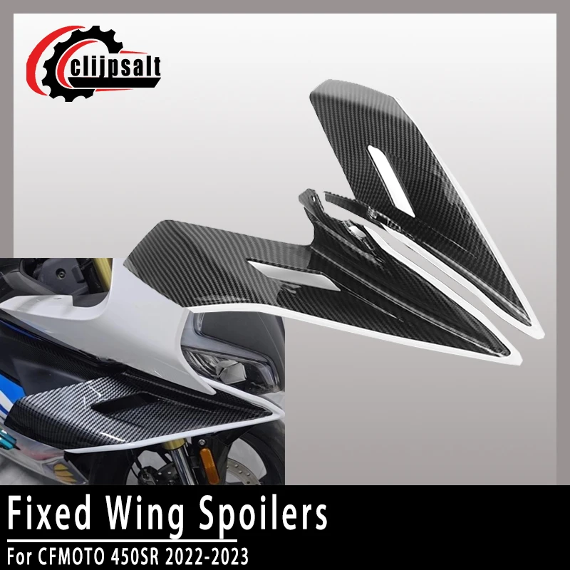 For CFMOTO 450SR 450 SR 2022 2023 450sr Motorcycle Mirrors Front Fairing Winglets Aerodynamic Wing Side Wings Spoiler Fairing