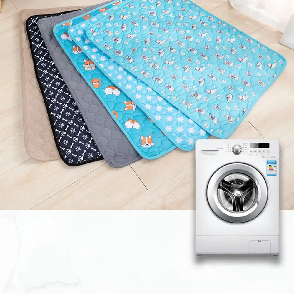 Reusable Waterproof Dog Pee Mat Washable Puppy Training Pad Absorbent Pet Urine Blanket Non Slip Bed Cover For Large Dogs