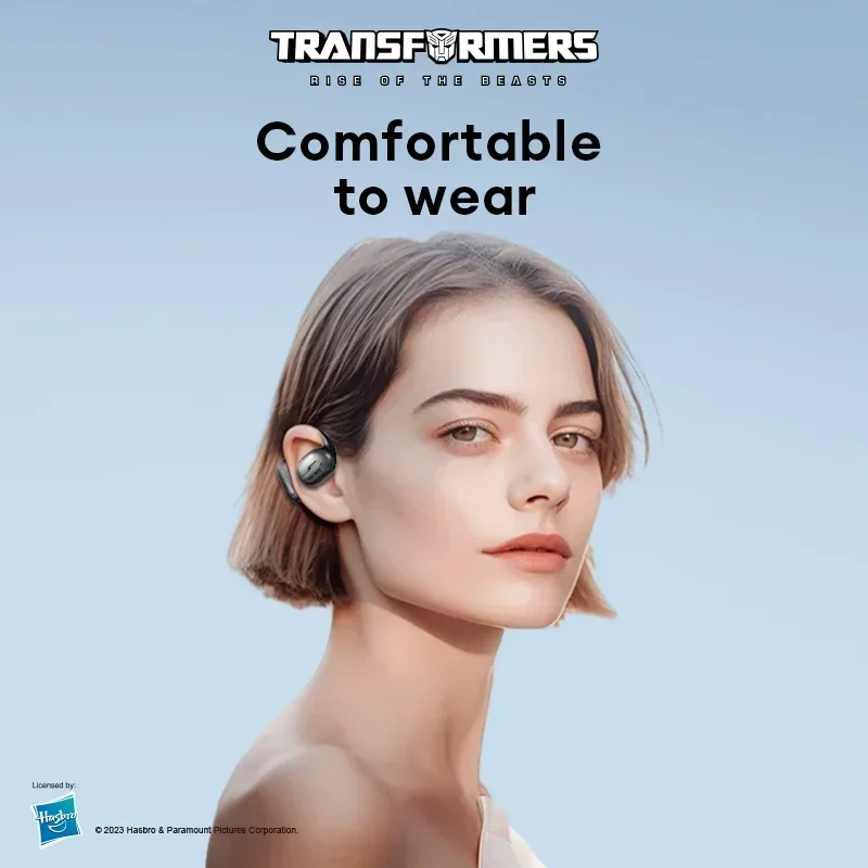 TRANSFORMERS TF-T20 TWS Sport Earphones Bluetooth 5.4 Noise Reduction Headphones Fashion Music Gaming Earbuds Low Latency