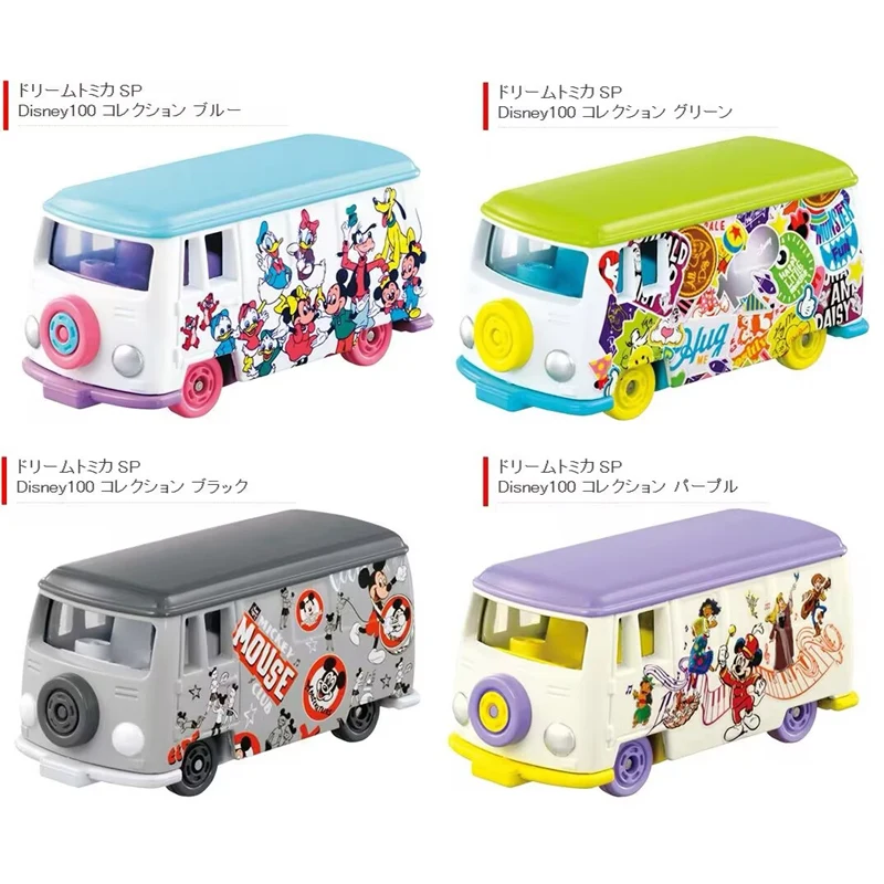 

Коллекция Takara Tomy Dieam Tomica Disney 100, литой миниатюрный Микки Маус, симпатичный автобус, модель автомобиля, детская игрушка в подарок