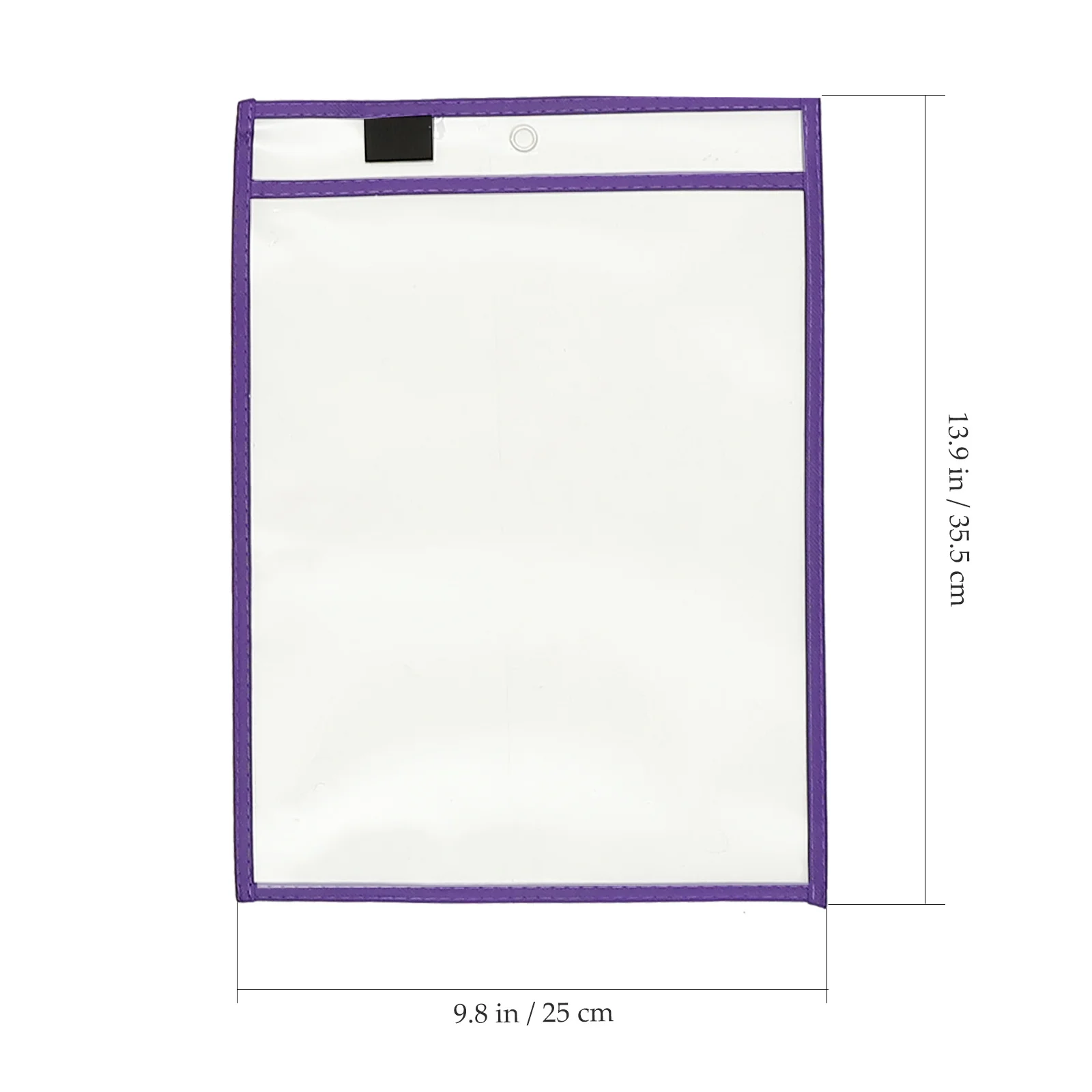 1Set Dry Erase Pocket for Clear PVC File Pocket Waterproof Reusable Writing Sleeve Work Sheet Protector Teacher Must Haves