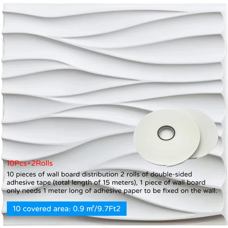 10PCS 30x30cm Wand Aufkleber 3D Wand Panels Innen Wand Dekoration Für Wohnzimmer Schlafzimmer Hotel büro Wandbild Fliesen-Panel-Form