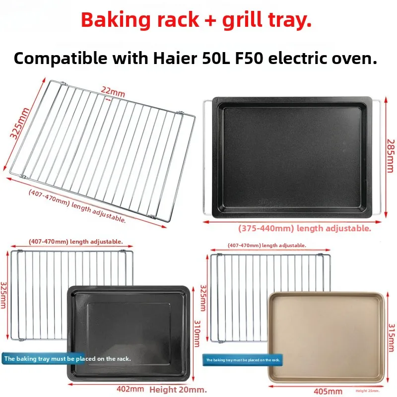 

Non-Sti Stainl Steel Baking Tray for Haas 50L F50 Oven Mivioveo Kitchen Cooking Utensils BBQ Baking Tray