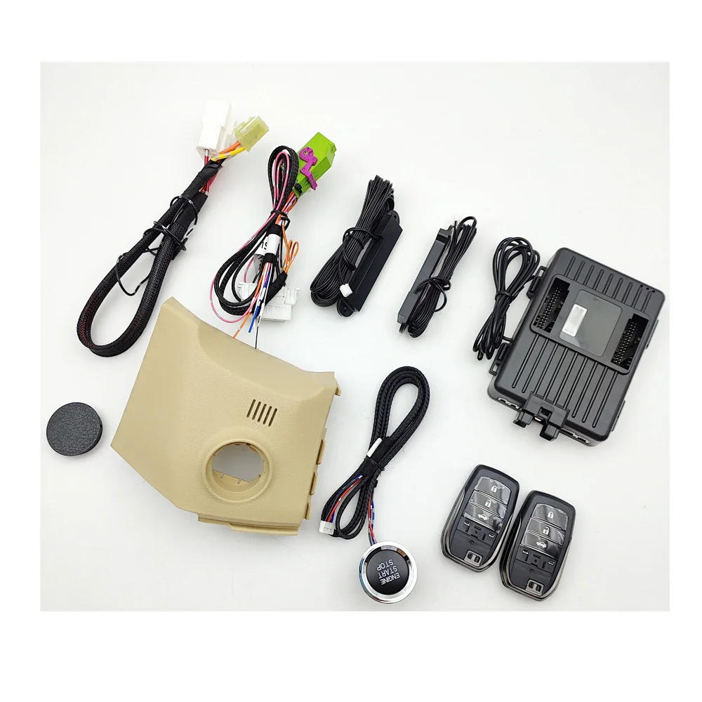 Для Toyota Corolla 2014-2018 автомобильный двигатель, кнопка запуска, остановки, дистанционный ключ, запуск, остановка, вход без ключа с панелью Plug and Play Для Toyota Corolla 2014-2018 автомобильный двигатель, кнопка запуска, остановки, дистанционный ключ, запуск, остановка, вход без ключа с панелью Plug and Play