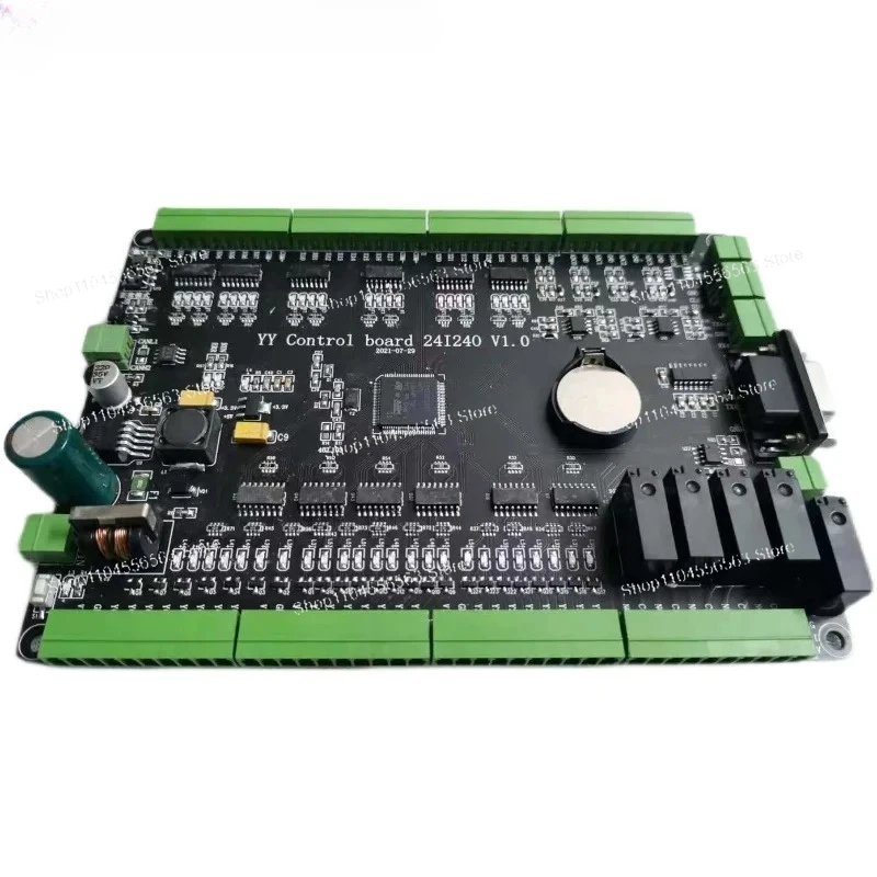 STM32 Industrial Control Board with 24 Inputs/24 Outputs, 232/485, CAN, AD/DA & FX3U PLC Instruction Compatibility