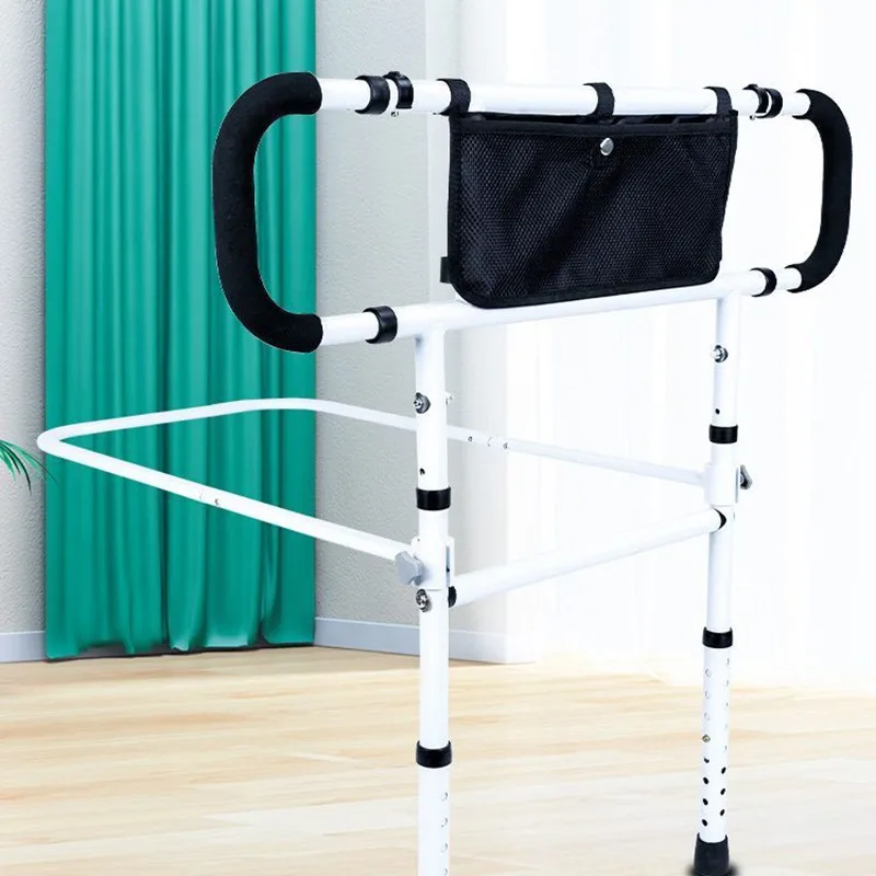 Foldable Bedside Guardrail Adjustable Multifunctional Senior Sofa Safety Rails Old People Patient  Standing Aid Portability