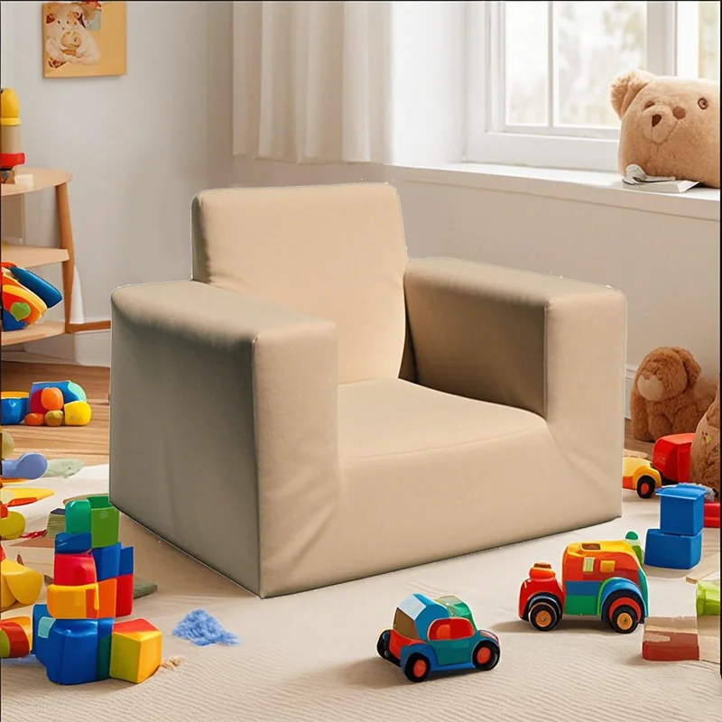 Kids Sofa Play Couch Soft Plush Comfortable Children's Armchair for Playing Sleeping Living Room Furniture Pet Cat Bed