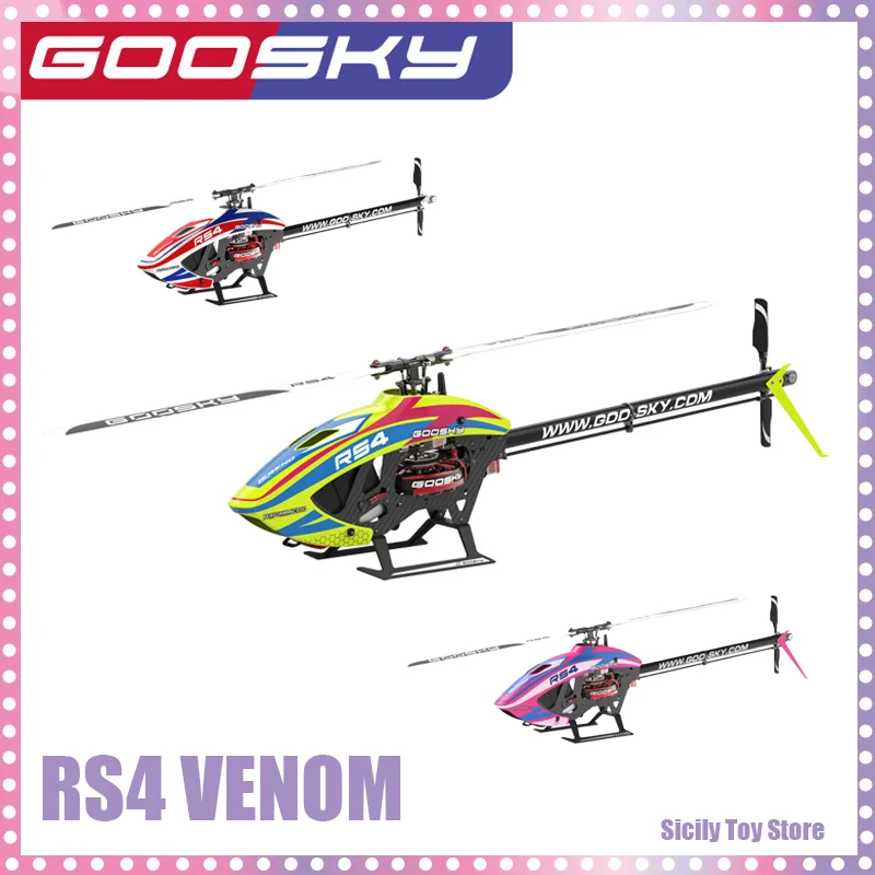 W magazynie Goosky RS4 vad legenda 6CH 3D bezpośredni napęd bezszczotkowy silnik bez muchy zestaw helikopter Rc wersja kaskaderska Model helikoptera