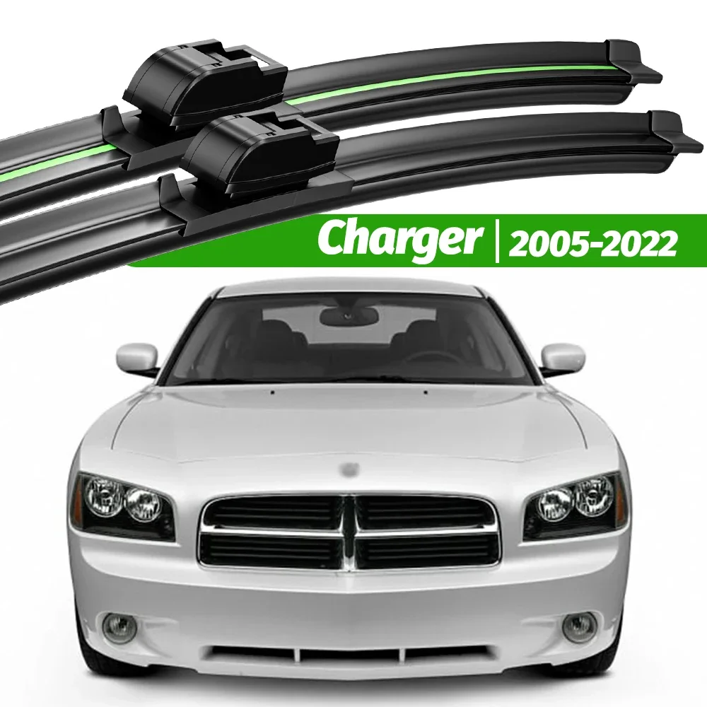 

For Dodge Charger 2005-2022 2pcs Front Windshield Wiper Blades 2006 2009 2011 2012 2017 2019 2020 Windscreen Window Accessories