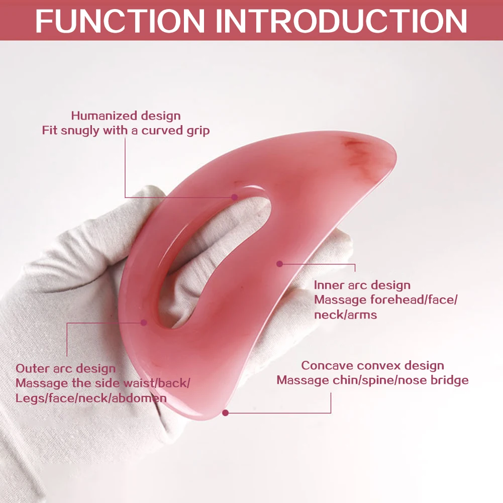 Gua sha Massage Werkzeug Hals Rückenmassagel Körper Bein Fuß Guasha Scraping Akupunktur Ganzkörpermuskelentspannung und Schmerzlinderung