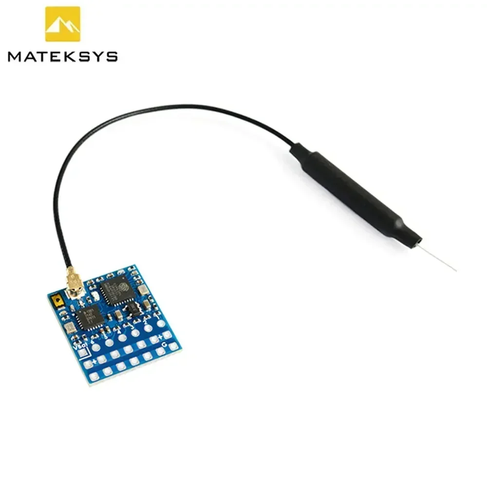 MATEKSYS ELRS-R24-P6 EXPRESSLRS 2.4GHz PWM 수신기 |   안테나 커넥터 |   RC FPV 드론용 2-8S VBat 전압 감지