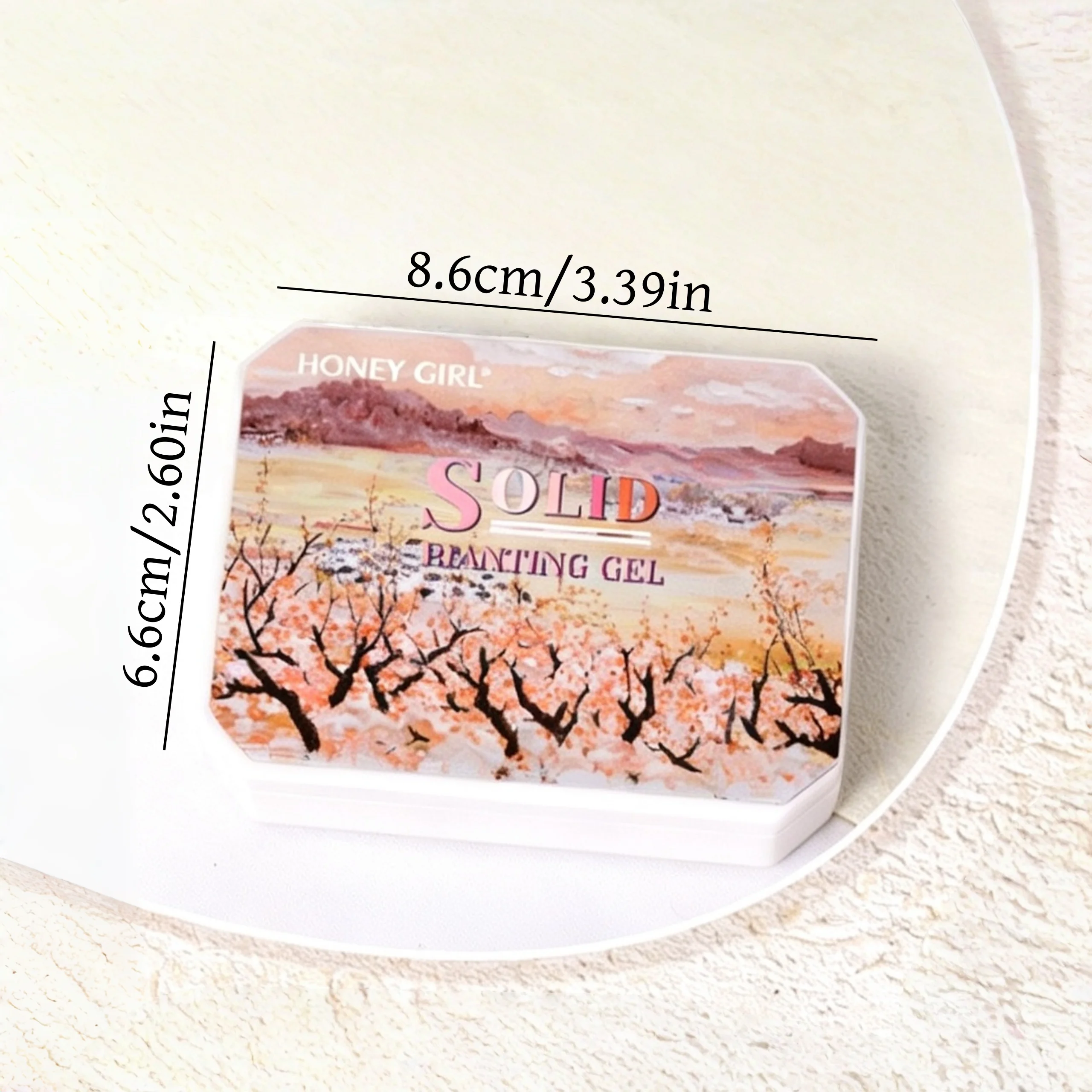 9 Colors Nude Milk Tea Solid Cream Gel Palette Soak Off UV LED Painting Gel with Free Nail Brush Pigment Patting Gel for Salon D view 5