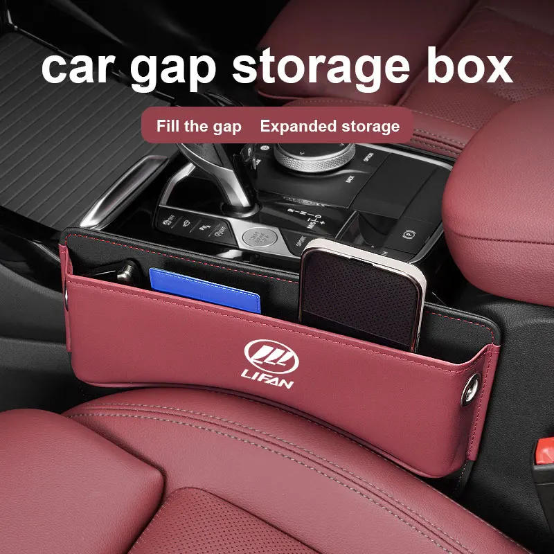 Car Seat Gap Filler Pockets Storage Box Gap Filler Seat For Lifan Solano X60 X50 520 620 320 2020 125cc Car