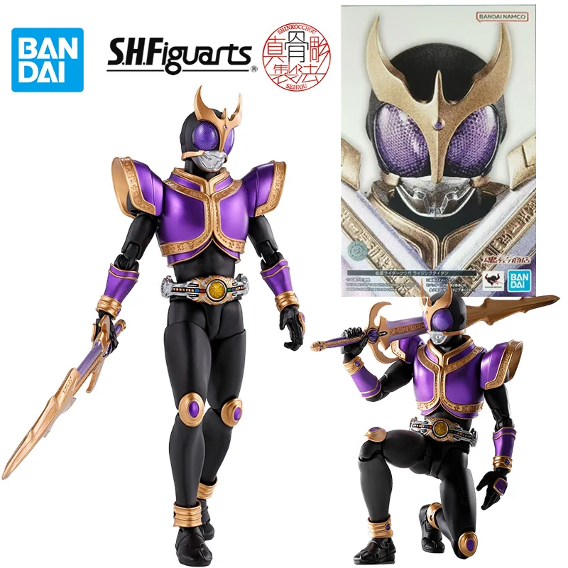 Bandai S.H.Figuarts Shinkocchou Seihou Masked Rider Kuuga Risingtitan 16Cm Original Action Figure Model Toy Gift Collection