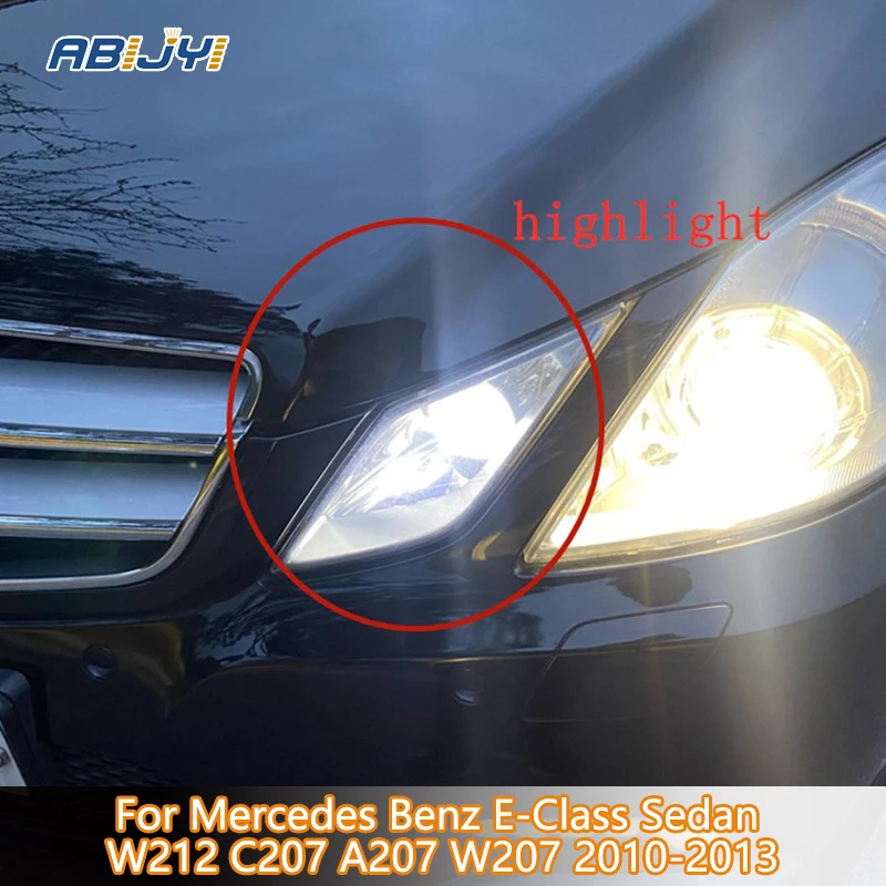 

2Pcs/Set HID Matching Xenon White LED Parking Position Light For Mercedes Benz E-Class Sedan W212 C207 A207 W207 2010-2013