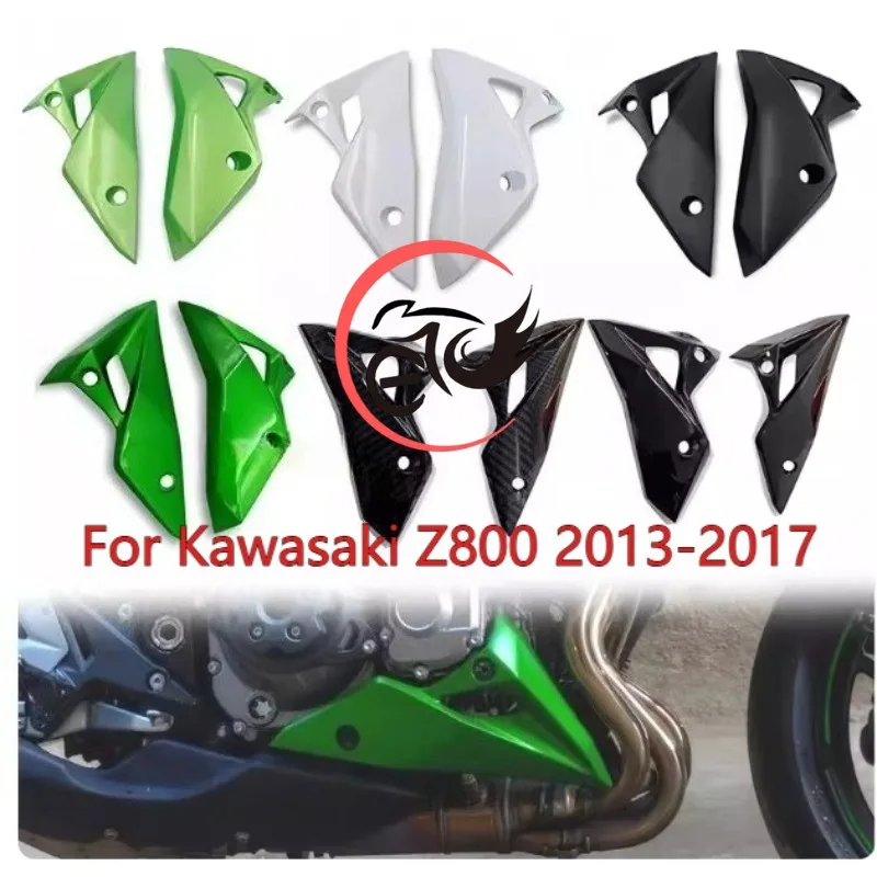 

Z800 Motorcycle Lower Bottom Oil Belly Pan Cover Fairing Cowl Fit For Kawasaki Z 800 2013-2016 2017 Pot Belly Exhaust Side Guard